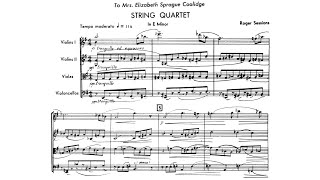 Roger Sessions - String Quartet No. 1 in E Minor