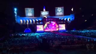 Stevie wonder at the Special Olympics Opening Ceremony in L.A 2015