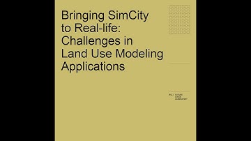 Global Seminar | Bringing SimCity to real-life: challenges in land use modeling applications
