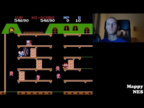 Mappy. NES. Геймплей