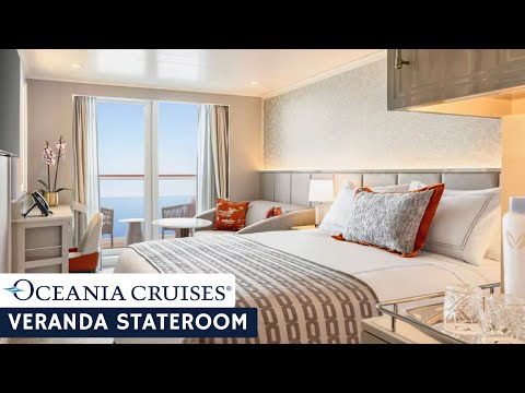 Oceania Allura Veranda Stateroom walkthrough tour