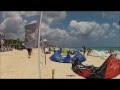 Mini kiteboarding world tour  playa del carmen qr mex