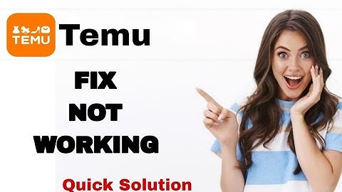 How To Fix And Solve Not Working On Temu App | Easy Fix