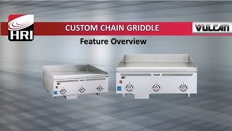 Vulcan Custom Chain Griddle - Feature Overview