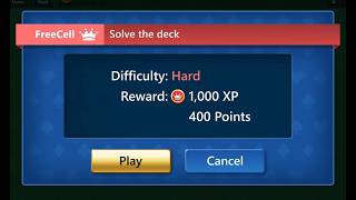 FreeCell HARD - April 6, 2026 - Microsoft Daily Challenge - Solitaire screenshot 5