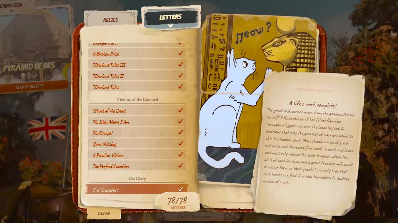 Strange Brigade - All DLC Letters