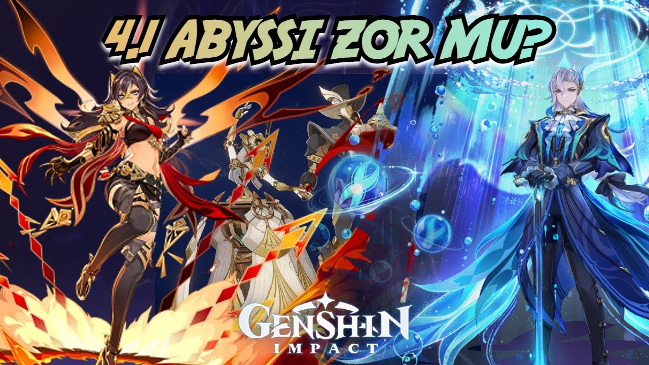 4.1 ABYSSİ ZOR MU? DEHYA + NEUVILETTE İLE ABYSS [Genshin Impact Türkçe] YouTube