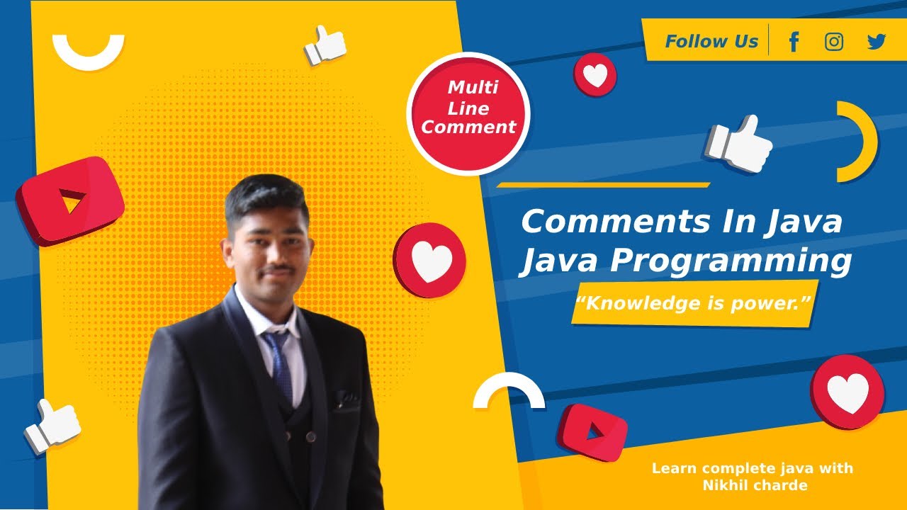 Comments in java | Multi line comment | Java Programming Tutorial ...