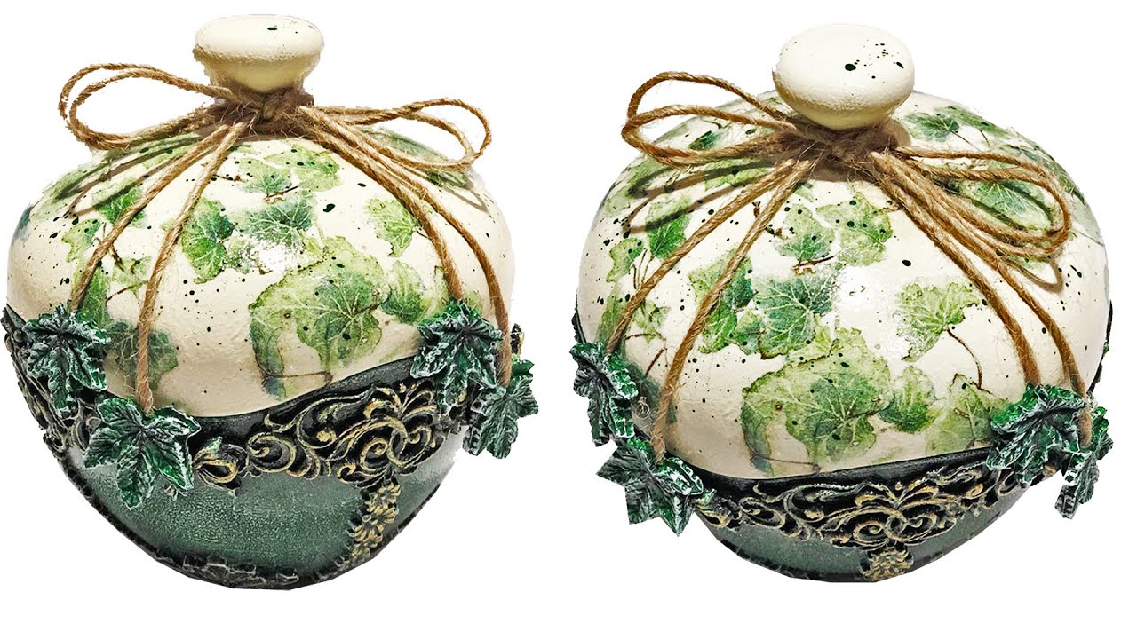 DIY VINTAGE JAR DECOR / VINTAGE DECORATION / JAR DECOR