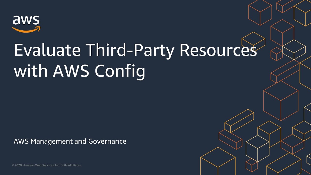 Evaluate Third-Party Resources with AWS Config
