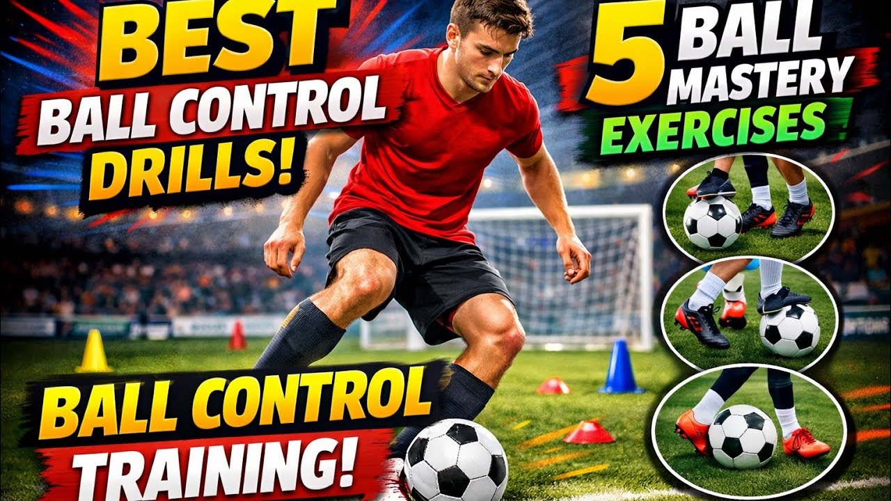 Soccer Footwork Drills For Youth | 5 Ball Mastery Exercises Ball ...