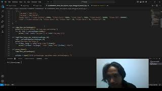 program menginput data dictionary menggunakan software Visual Studio Code Profile