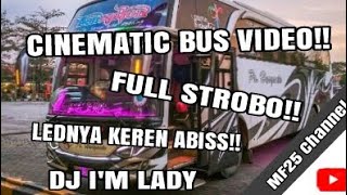 Squad Bus Malam Po.Haryanto Full Strobo & Lednya Keren Abiss | Cinematic Bus video