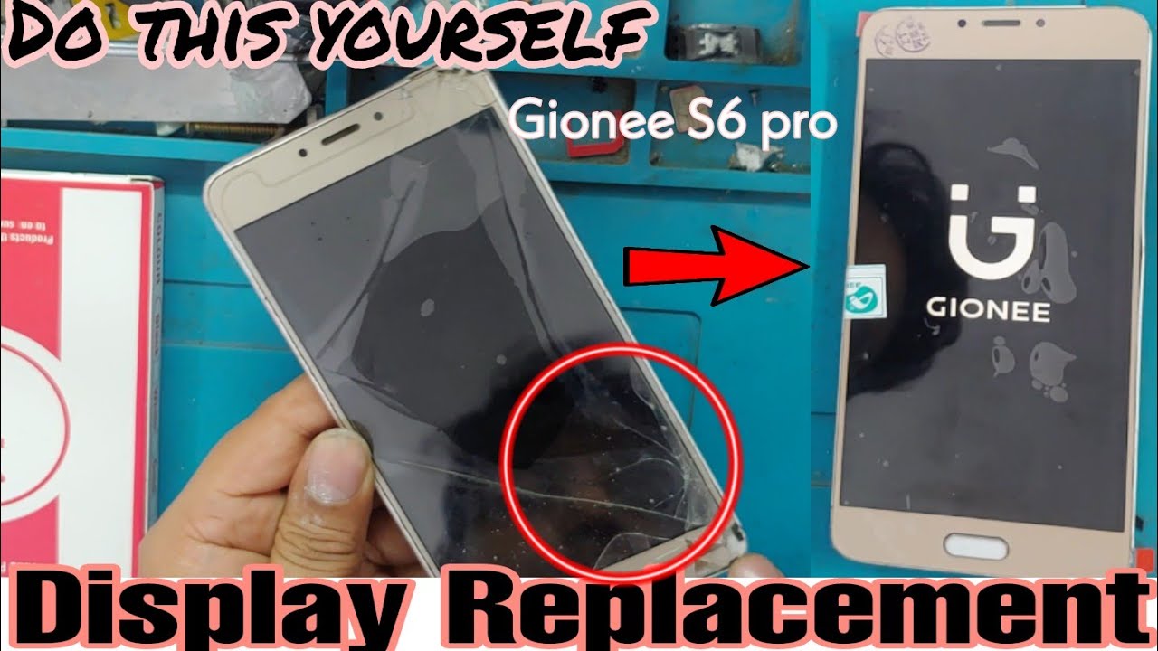 Gionee S6 pro Display and charging board Replacement