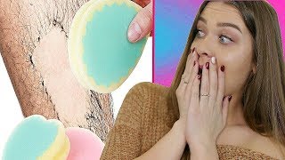 УДАЛИЛА ВОЛОСЫ ГУБКОЙ! БЬЮТИ-ГАДЖЕТЫ С ALIEXPRESS / Tanya StreLove