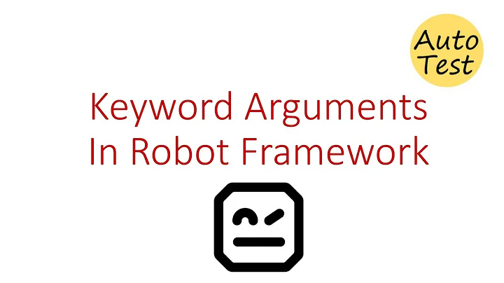 Keyword with Arguments in Robot Framework