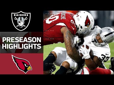 Raiders vs. Cardinals | NFL Preseason Week 1 Game Highlights