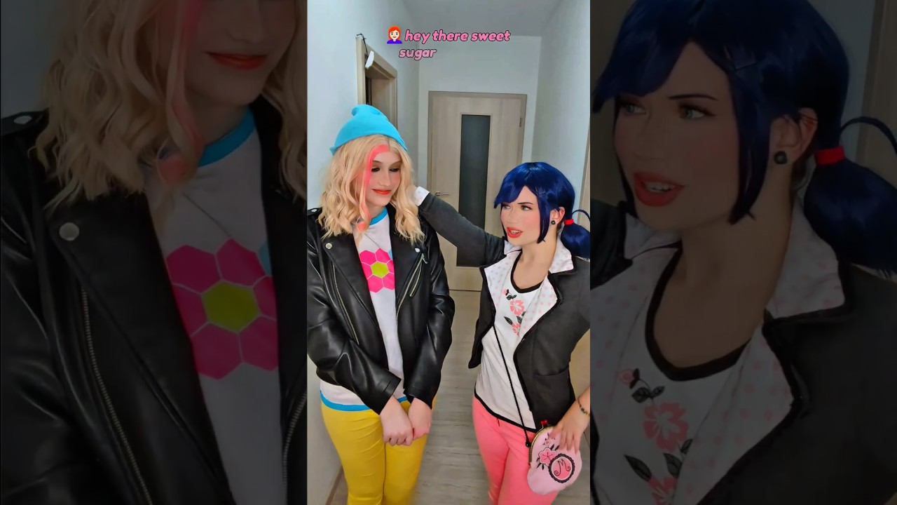 Flirting Advice ver. 2 | Zoé & Marinette @nikkihatsunecosplay #miraculous #cosplay #shorts