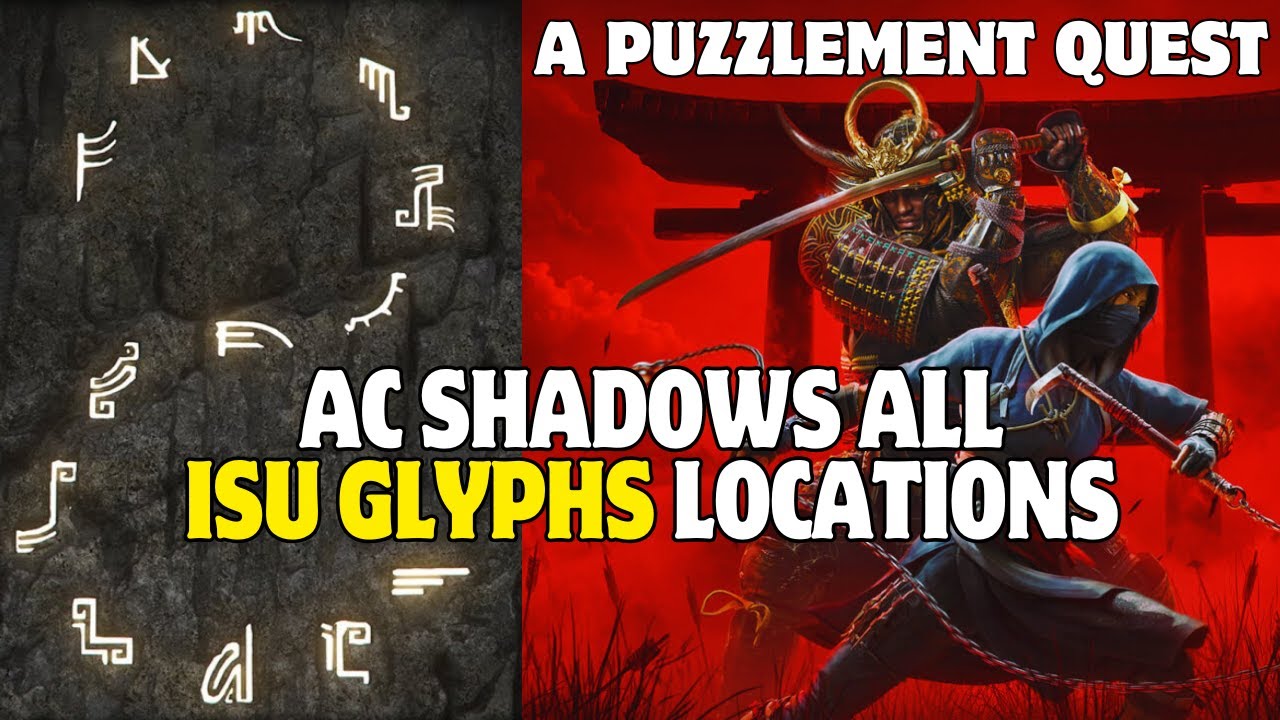 All Thirteen ISU Glyph Locations in AC Shadows | A Puzzlement Questline