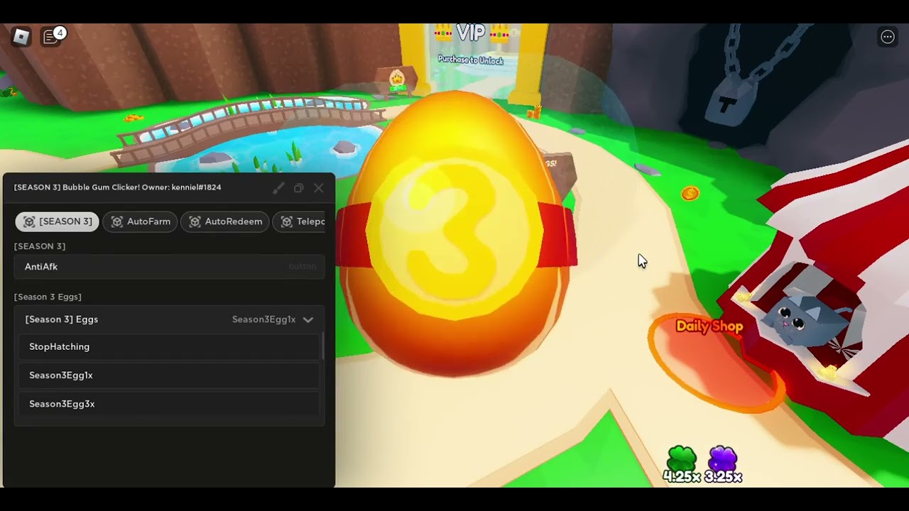 Bubble Gum Clicker Script("Github!")