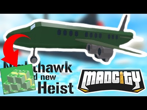 How To Rob New Plane Heist Mad City Roblox Youtube - mad city plane heist roblox