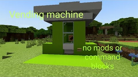 How to make a vending machine in minecraft no command blocks or addons pls susbcribe