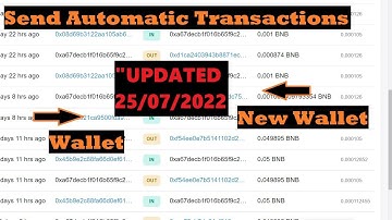 Auto Withdraw/Transfer Bot for BNB/ETH Metamask/Trustwallet Script Code ( Updated 20/04/2022 )