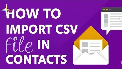 How To Import CSV File In Google Contacts  How To Add CSV File To Google Contacts