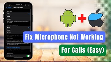 Microphone Does Not Work for Calls But Works for Other Apps !