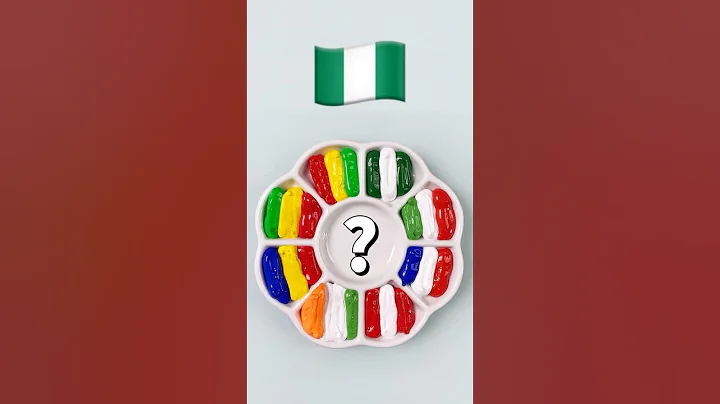 Guess The Final Color🎨Flags45｜MIxing Color｜Satisfying ｜Relaxing｜Art | Paint Mixing | ASMR Art