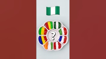 Guess The Final Color🎨Flags45｜MIxing Color｜Satisfying ｜Relaxing｜Art | Paint Mixing | ASMR Art