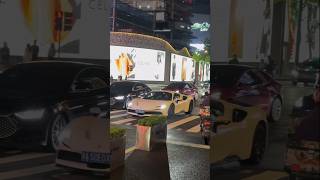 Haha, Tong Jincheng's Ferrari SF90 has been remodeled white! Hangzhou #ferrari #supercar #luxurycar