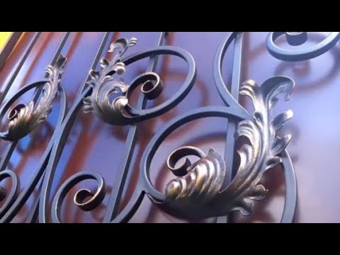 Video: Forged gates and gates with their own hands