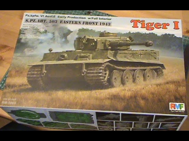 Rye field Original Model 5003 - Model Kit Tiger I Early Production with Full Interior by Rye Field Model Rye field Original Model 5003 - Model Kit Tiger I Early Production with Full Interior by Rye Field Model