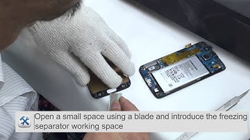 Liquid Nitrogen Freezing Secreen Separating Machine for Samsung S6 S7 EDGE