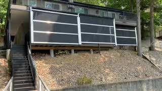Shady Docks - Gorgeous new deck needed a break from the sun. Shady Docks saved the day!