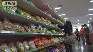経済制裁下の北朝鮮　デパートでは国産品が増加(16/05/05)