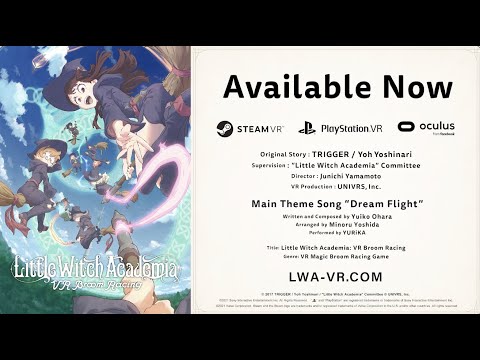 “Little Witch Academia: VR Broom Racing” Official Trailer [AVAILABLE on PS Store/Steam/Oculus Store]