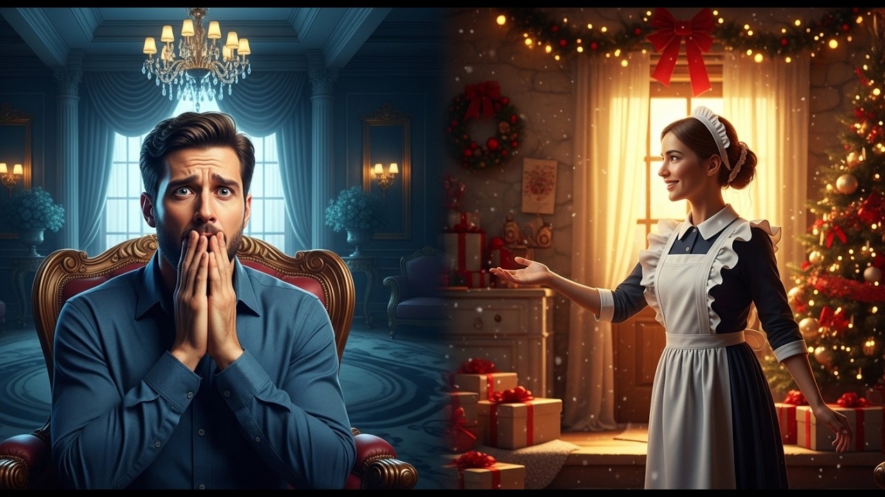The Lonely Millionaire Spent Christmas Alone… Until His New Maid Said, “Come Have Dinner at My Place