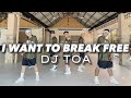 I want to break free  queen  dj toa  dance fitness  zumba  new friendz