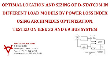 OPTIMAL LOCATION-SIZING OF D-STATCOM-DIFFERENT LOAD MODELS BY POWER LOSS INDEX-DRAGONFLY ALGORITHM