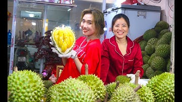 Hàng sầu riêng chín cây, không nhúng thuốc ngon nhất Sài Gòn