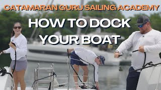 Master Docking a Yacht - Sailing Academy by Catamaran Guru 220 views 3 months ago 2 minutes, 59 seconds