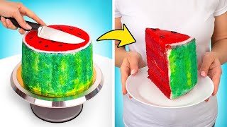 वॉटरमेलन केक कैसे बनाएं