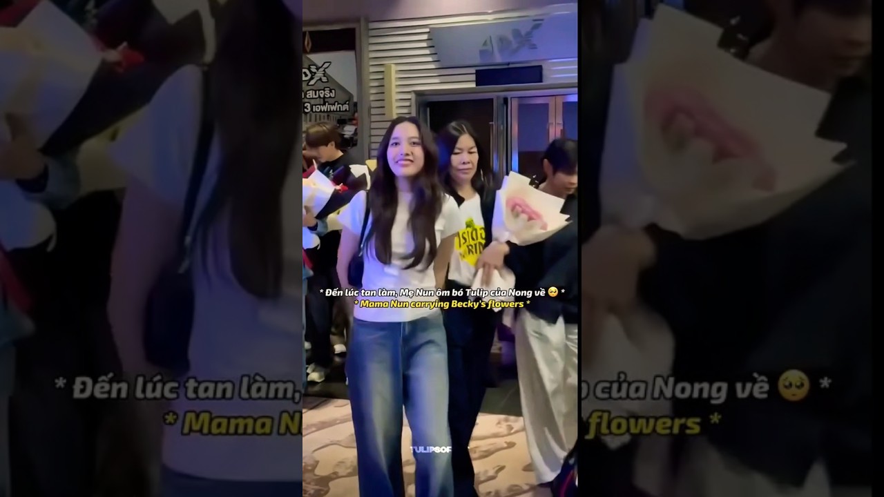 Mama Nun carrying Becky's flowers says so much without saying anything🥺😍🥰 