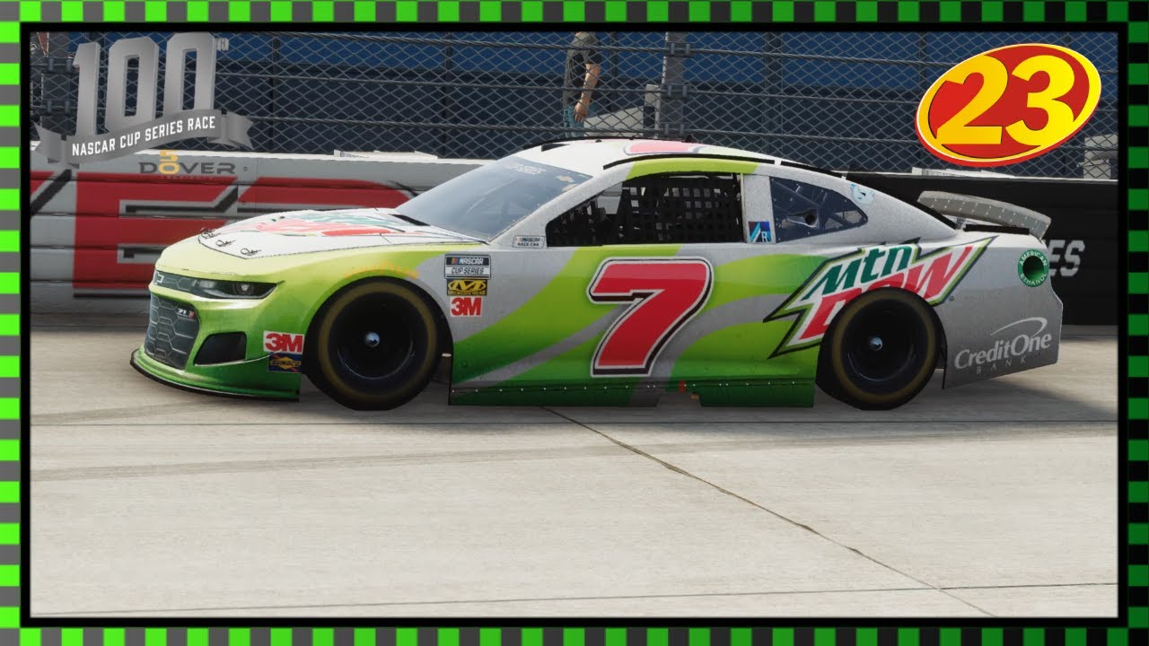 NEW CUSTOM PAINT SCHEME NASCAR Heat 5 Career S2 23 YouTube
