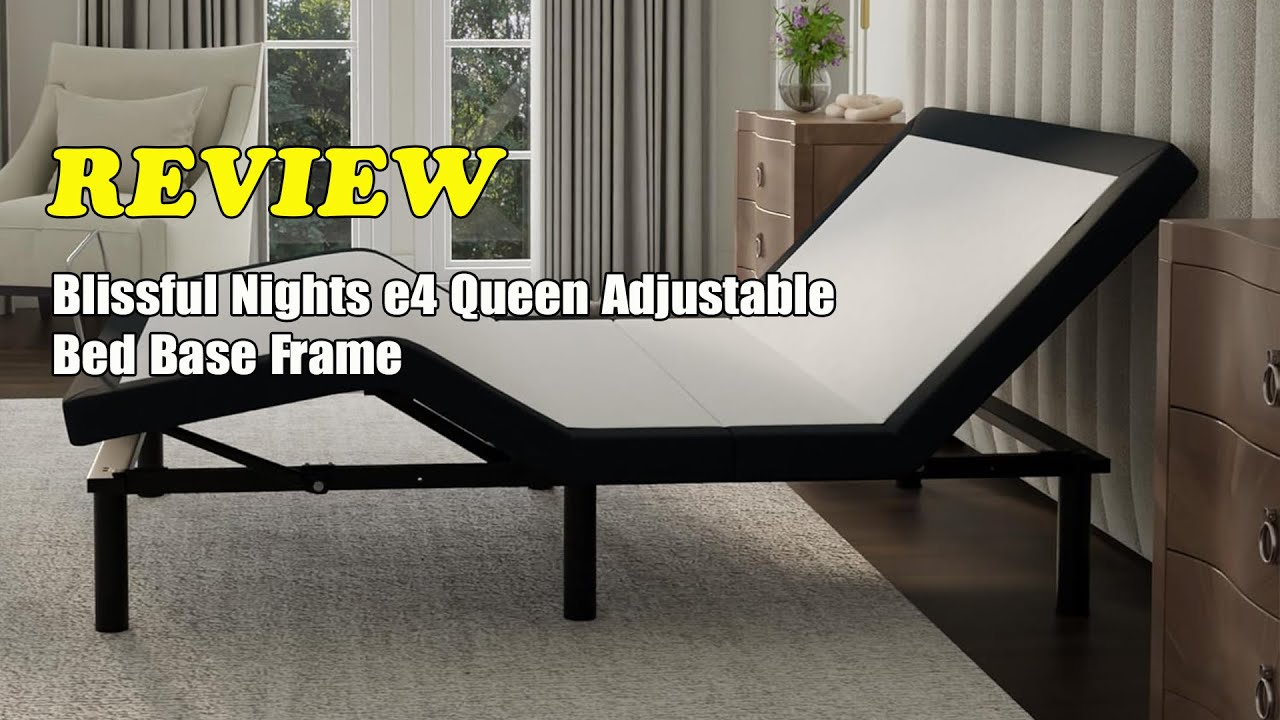 Blissful Nights e4 Queen Adjustable Bed Base Frame REVIEW - YouTube