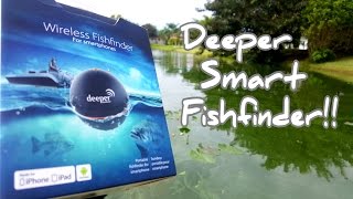 DEEPER Smart Fish Finder setup and review!