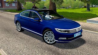 Volkswagen Passat B8 - City Car Driving with Steering Wheel screenshot 4