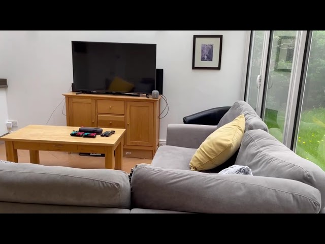 Video 1: Large, modern kitchen/living room area with underfloor heating